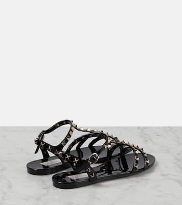 Valentino Garavani - Sandali Rockstud in gomma | Valentino Garavani