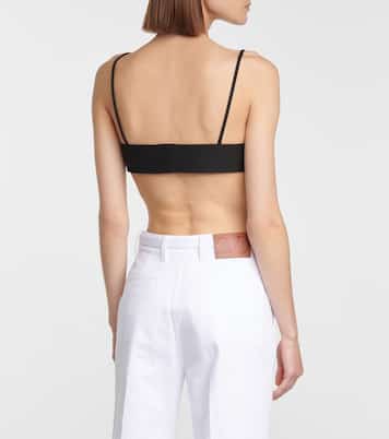 Bralette de lana y seda | Valentino