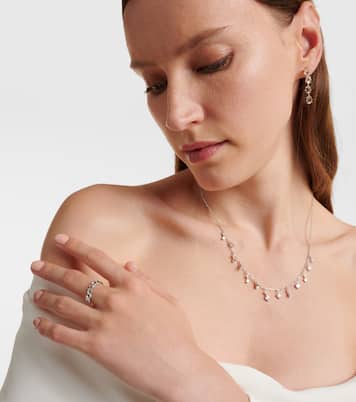 Bague Amalfi en or 14 ct avec diamants et topazes | Suzanne Kalan