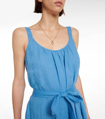 Linen maxi dress | Velvet