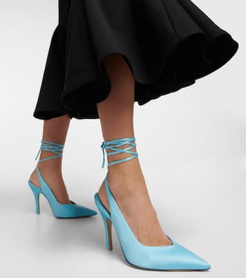 Venus embellished satin pumps | The Attico