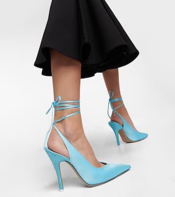 Venus embellished satin pumps | The Attico