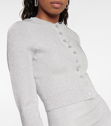 Glitter cropped cardigan | Victoria Beckham