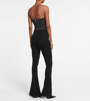 High-rise jersey flared pants | Magda Butrym