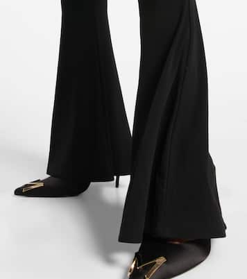 High-rise jersey flared pants | Magda Butrym