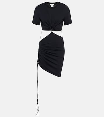 Cutout cotton jersey T-shirt dress | Nensi Dojaka