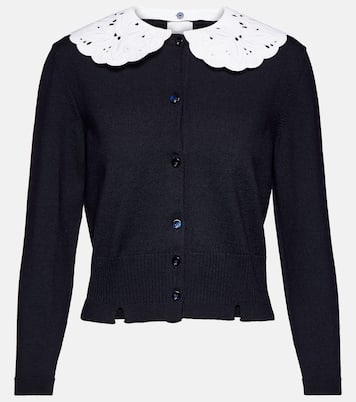 Convertible wool-blend cardigan | Patou