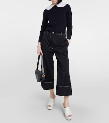 Convertible wool-blend cardigan | Patou