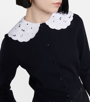Convertible wool-blend cardigan | Patou
