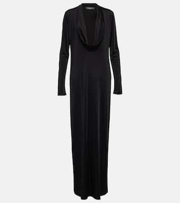 Abito lungo con collo ad anello | Versace