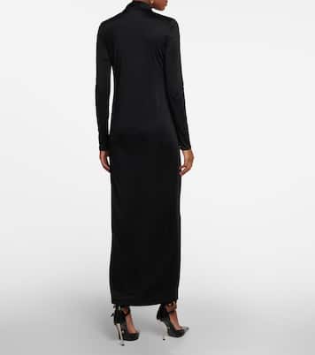 Abito lungo con collo ad anello | Versace
