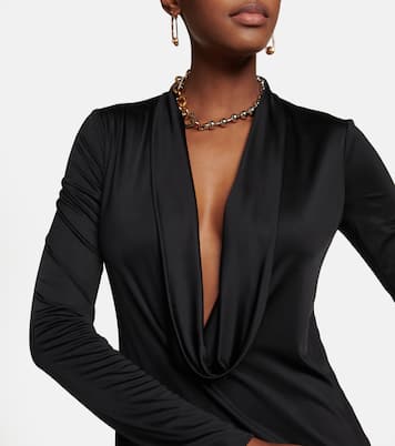 Abito lungo con collo ad anello | Versace