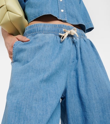 Pantalon en coton et lin | Frame