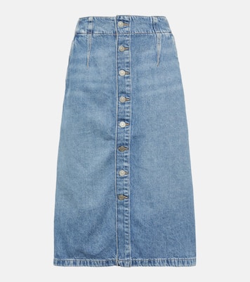 Falda midi en denim de línea A | Polo Ralph Lauren