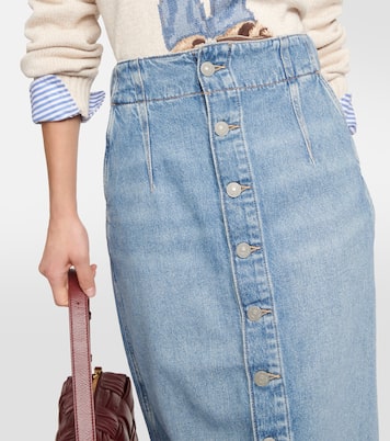 Falda midi en denim de línea A | Polo Ralph Lauren