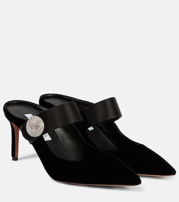 Verzierte Mules Crystal Macaron 75 | Aquazzura