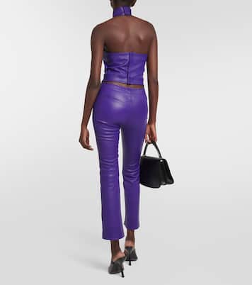 Pantaloni slim JP Twenty in pelle | Stouls