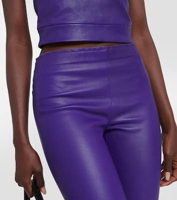 Pantaloni slim JP Twenty in pelle | Stouls