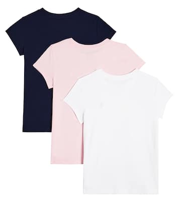 Set of 3 cotton jersey T-shirts | Polo Ralph Lauren Kids