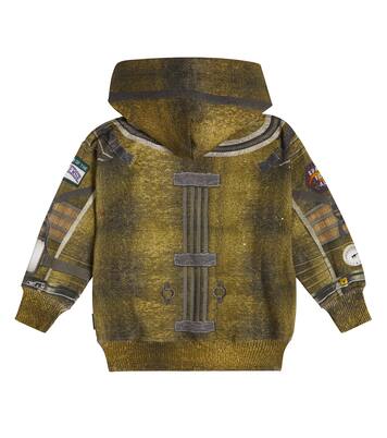 Moz printed cotton hoodie | Molo