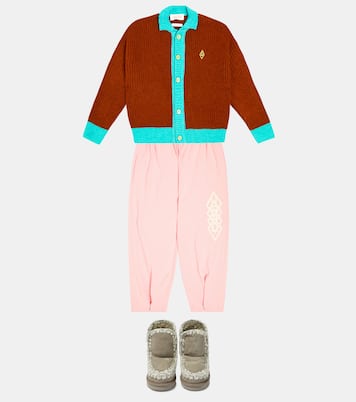 Bottes en daim et shearling | Mou Kids