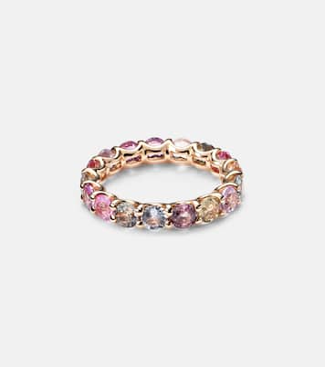 Bague Essentials en or rose 18 ct et saphirs | Bucherer Fine Jewellery
