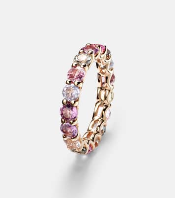 Bague Essentials en or rose 18 ct et saphirs | Bucherer Fine Jewellery
