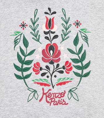 Sudadera en jersey de algodón bordada | Kenzo Kids