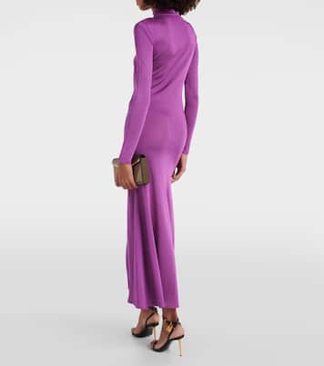 فستان طويل من الجيرسيه | Tom Ford