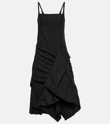 Robe midi en lin et coton | Dries Van Noten