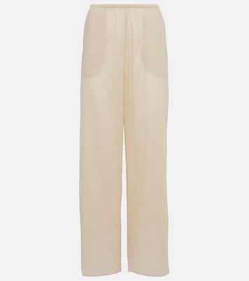 Pantalones anchos de mezcla de algodón | Toteme