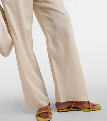 Pantalones anchos de mezcla de algodón | Toteme