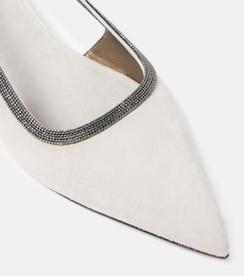 Ballerines Monili en daim | Brunello Cucinelli
