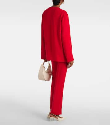 VGold Cady Couture silk top | Valentino