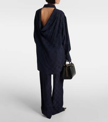 Camicia oversize in jacquard 4G | Givenchy