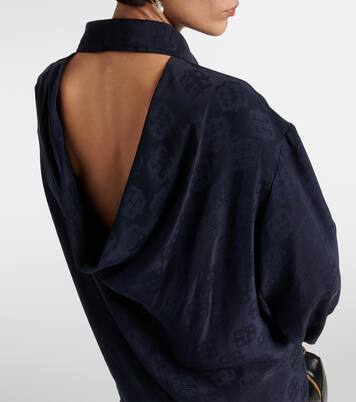 Camicia oversize in jacquard 4G | Givenchy