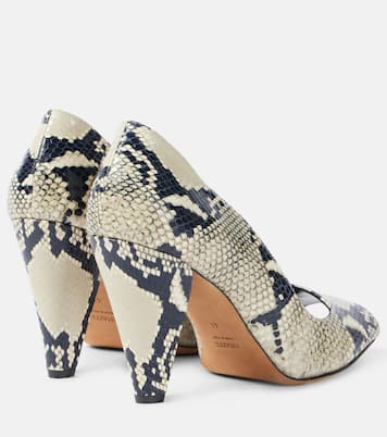 Cedar snake-effect leather pumps | Khaite