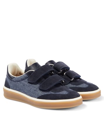 Tennis Walk denim sneakers | Loro Piana Kids