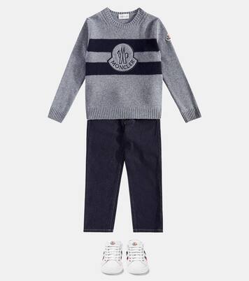 Pullover in lana vergine | Moncler Enfant