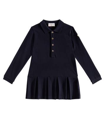 Abito polo in piqué di misto cotone | Moncler Enfant