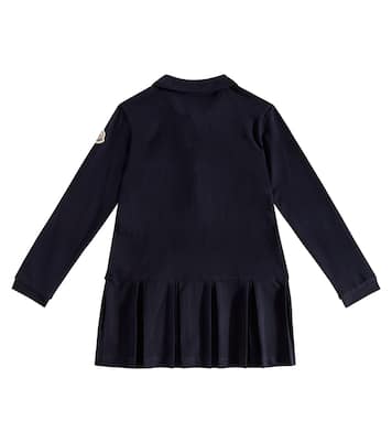 Abito polo in piqué di misto cotone | Moncler Enfant