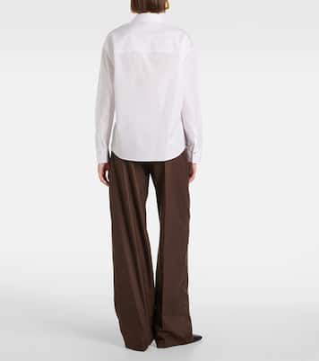 Bluse aus Baumwollpopeline | Vince