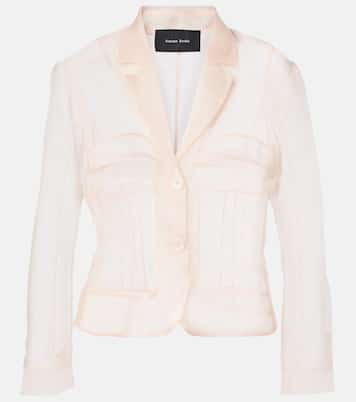 Blusa de organza de seda | Simone Rocha