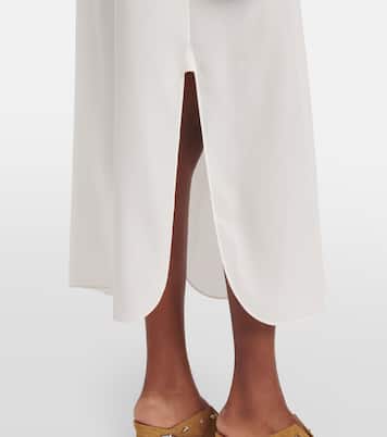 Robe chemise oversize en soie | McQueen