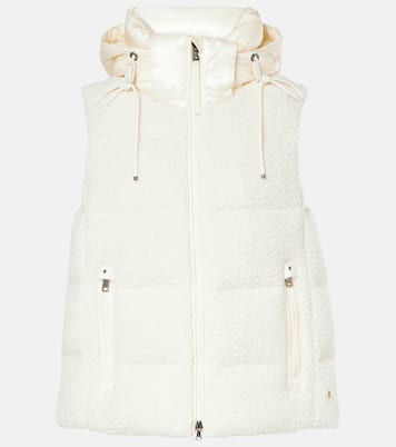 Falka teddy wool-blend down vest | Bogner