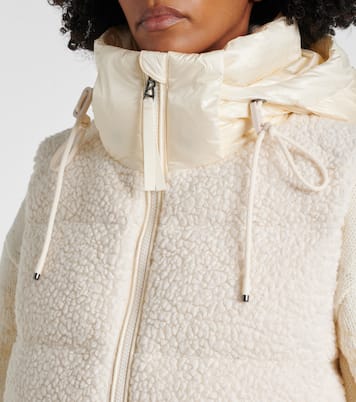 Falka teddy wool-blend down vest | Bogner