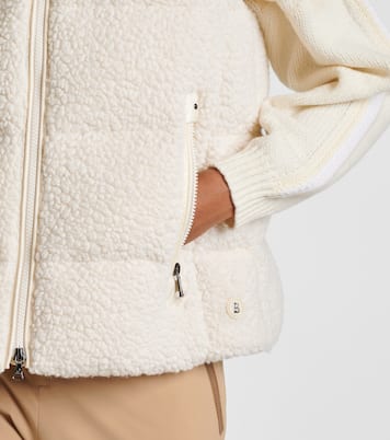 Falka teddy wool-blend down vest | Bogner