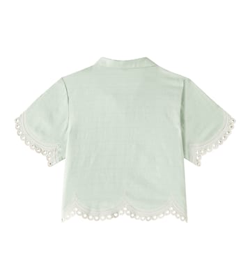 Besticktes Hemd Tallow aus Baumwolle | Zimmermann Kids