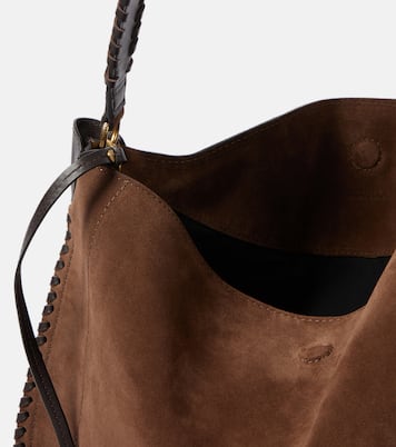 Schultertasche Oskan Large aus Veloursleder | Isabel Marant