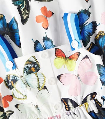 Bedrucktes Kleid aus Baumwollpopeline | Dolce&Gabbana Kids